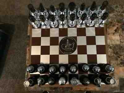 Complete Avon Chess Set with Collectible Avon Chess Board