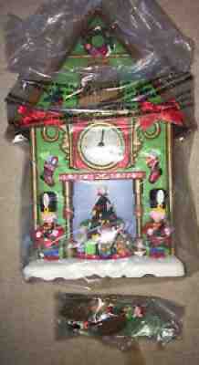 NEW IN BOX AVON Tick Tock Till Christmas Musical Lights Cuckoo Clock