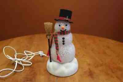 Vintage Avon Gift Collection Chilly Sam Light-Up Snowmen in Original Box GUC IOB