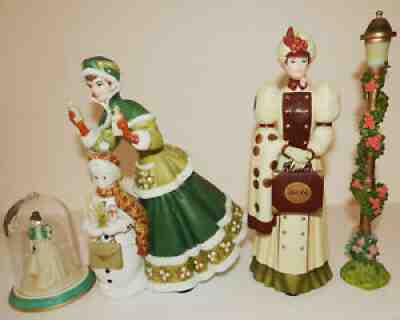 AVON 2003 2006 1995(Mini) President's Club Mrs Albee Award Porcelain Figurines