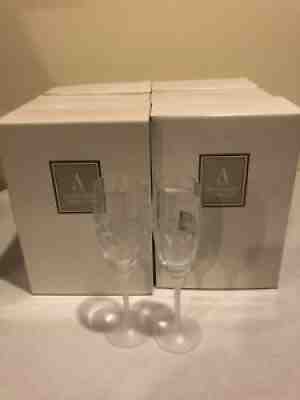 12 Avon Hummingbird Collection 24% Lead Crystal Champagne Glasses ...
