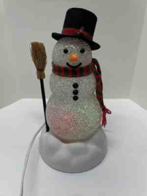 Avon Plush Musical SNOWMAN with Color Changing Body Plus Legs