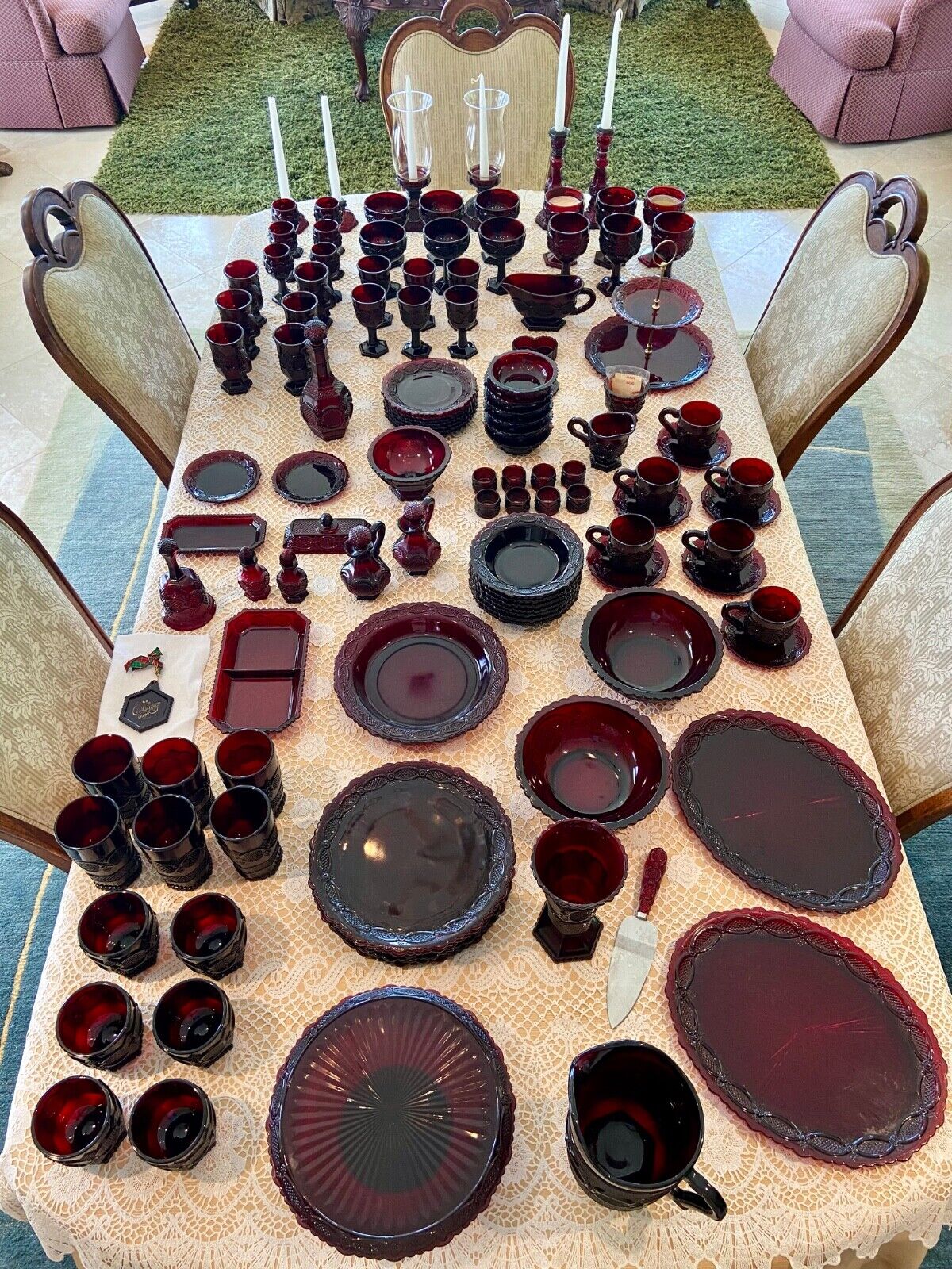 Avon 1876 Cape Cod Ruby Red Collection