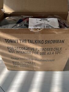 Avon   Tommy The Talking Snowman and Tina The Lighted Snowlady..NEW IN BOXES