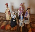 Lot Of 5 Avon Mrs. Albee Award  and First Lady Porcelain Figurine.