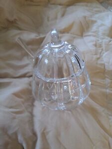 Baccarat Pumpkin Jam Pot With Spoon