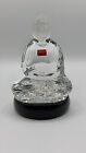 Baccarat Crystal Medium Buddha On Stand BNIB