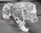Baccarat Crystal 10.6" Standing Lion Figurine Heavy France
