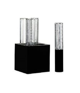 BACCARAT DIAMOND CUT CRYSTAL JALLUM RECHARGEABLE 4 LIGHTS BRAND NEW ORIGINAL BOX