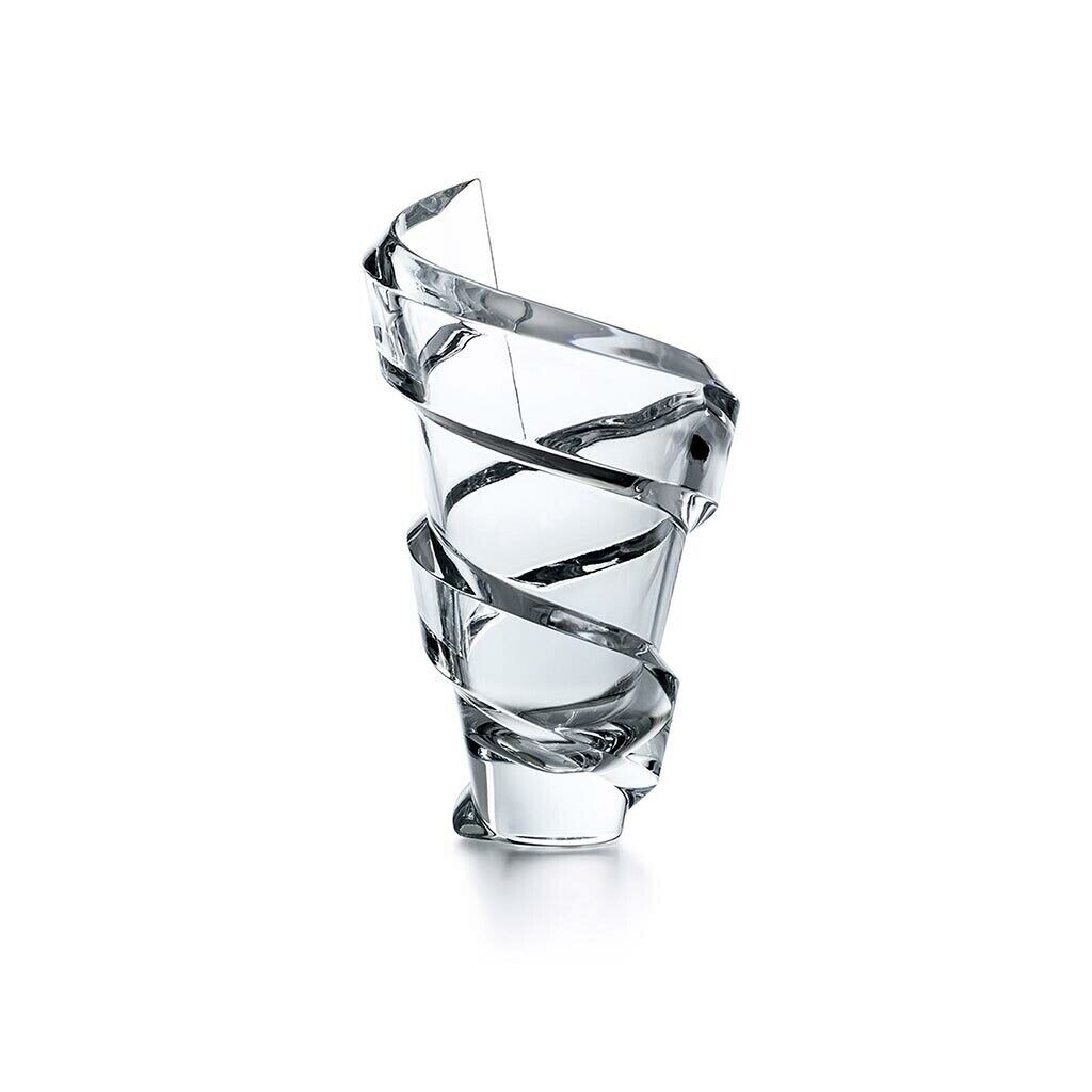 Baccarat Spirale Flower Vase Clear Crystal 2612025 New In Box Sealed