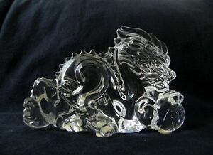 BACCARAT Crystal Las Vegas ZODIAC DRAGON Figurine Paperweight
