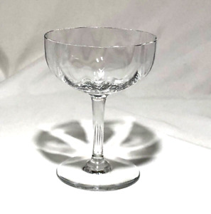 Vintage Baccarat Montaigne Optic Champagne Coupe Glasses (set of 12)