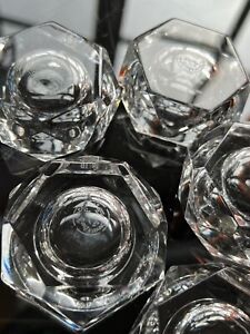 BACCARAT Crystal Camel Diamond Open Salt Caviar Cel Set Of 5