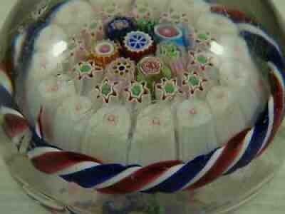 FINE QUALITY EARLY PAPERWEIGHT ST LOUIS CLICHY BACCARAT INTEREST VERY RARE L@@K