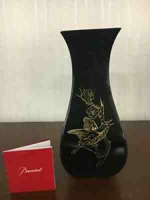 1 Vase Black Crystal Of Baccarat (Price To La Piece)