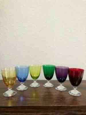 Baccarat Crystal Vega Water Goblets set of 6 in original boxes