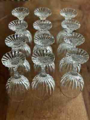 12 Baccarat Massena Crystal Wine Goblets