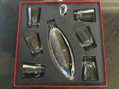 BaccaratÂ  'EMPREINTE'Â  Decanter RARE WITH 6 GlassesÂ  ORIGINAL BOX! FREE SHIPPING