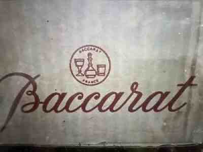 Baccarat Capri Wine Glass Set of 25-( 11 are 3 in by 7in, 8 wine, 6 wine 6 1/2
