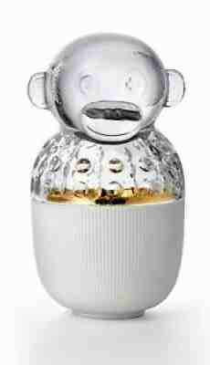 Baccarat Crystal Zoo Monkey Candy Box BNIB