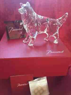 MIB FLAWLESS Stunning BACCARAT CHIEN BELLAGIO Crystal DOG 7â? LTD EDITION 278/800