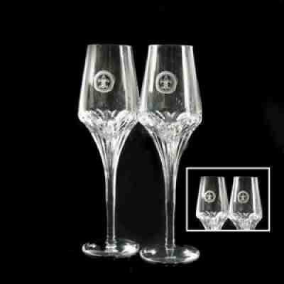 Remy Martin Louis XIII Crystal Baccarat Cognac Glasses Set of Two (2 Glasses)
