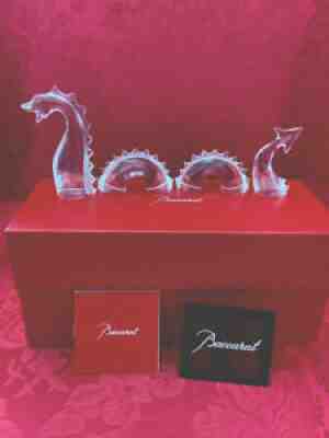 MIB FLAWLESS Glass BACCARAT France Crystal SEA SERPENT DRAGON LOCH NESS MONSTER