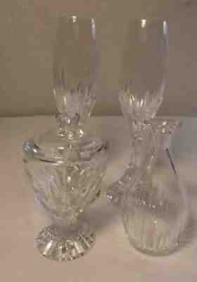 BACCARAT MASSENA CRYSTAL STEMWARE CHAMPAGNE VINEGARETE MUSTARD