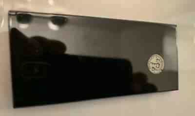 French Rare Black BACCARAT Art Deco Crystal Knife Rests, 12 pieces