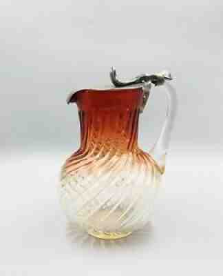 Old pitcher jug baccarat crystal mod. bamboo beginning xx th