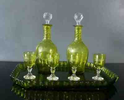 Liqueur service in Baccarat crystal