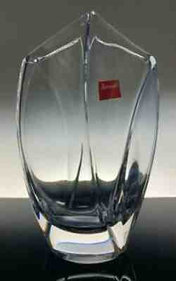 Baccarat France Crystal Giverny R. Rigot 11" Tall Vase MINT IN ORIGINAL BOX!!!