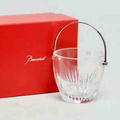 BACCARAT FRANCE "MASSENA" CRYSTAL ICE BUCKET, NIB
