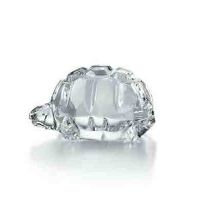 Baccarat HERITAGE TURTLE Clear France New Original Red Box 2810315