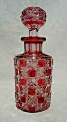Baccarat diamonds 801 perfume bottle color perfume bottle colorful red rose