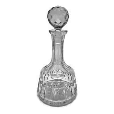 Baccarat Cut Crystal Cote D'Azur Decanter w/ Stopper France