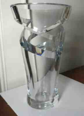 Baccarat Crystal 15" TORNADO VASE (Large), $4200 Retail, Mint Condition