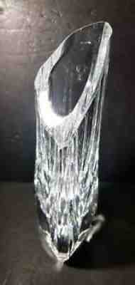 Stunning Baccarat French Art Glass Vase Giverny Pattern