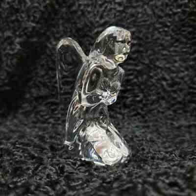 BACCARAT France Crystal ANGEL Kneeling Praying Arms Crossed Near Perfect
