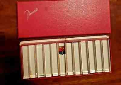 5 DAYS LEFT: Baccarat Vega Crystal Glass Knife Rests Box of 12! FREE SHIPPING!
