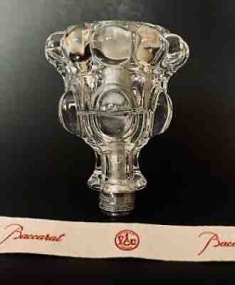 BACCARAT MEDALLION GLASS CANDLE CUP SOCKET PART FINIAL CANDELABRA CANDLESTICK
