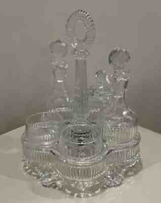 Baccarat renaissance former service has condiment oil cruet vinegar cask cristal...