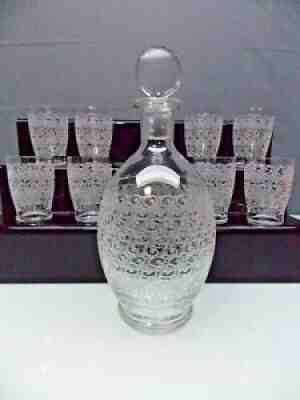 Baccarat-tres beau service 9 pieces gouvieux rohan