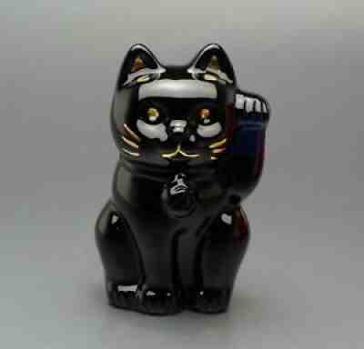 New in BOX - BACCARAT Crystal LUCKY CAT - Midnight - MANEKI NEKO