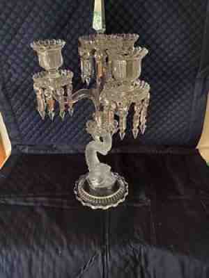 Excellent Baccarat candelabra dauphin