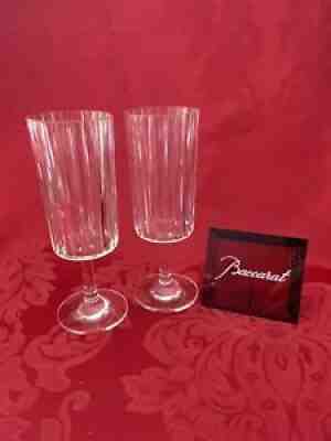 FLAWLESS Exquisite BACCARAT France 2 Crystal HARMONIE Stem Bordeaux WINE GLASSES