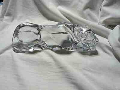 Baccarat Clear Crystal Panther - 10 1/4" in length