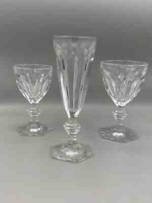 Service glasses harcourt house baccarat.