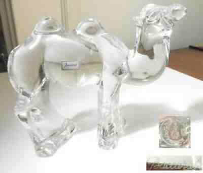 Baccarat Crystal Standing 2 Hump NATIVITY CAMEL, Mint