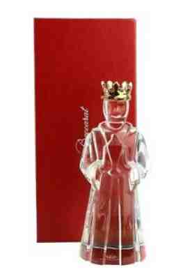 BACCARAT NATIVITY SCENE KING GASPER Magi Gaspar Caspar New in Box Gold Crown